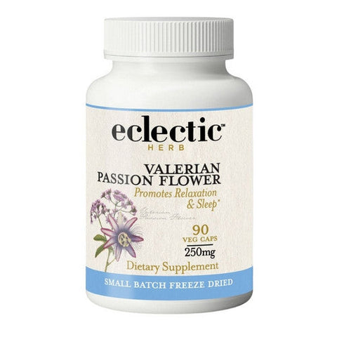Eclectic Herb, Valerian Passion Flower, 90 Veg Caps Eclectic Herb