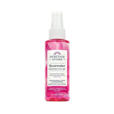 Heritage Store, Flower Water Atomizer, Rose 4 OZ Heritage Store