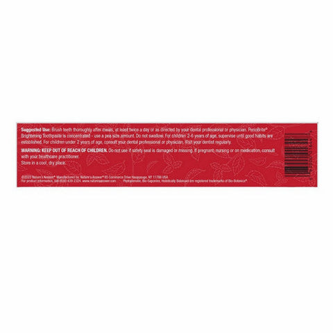Nature's Answer, PerioBrite Toothpaste With Xylitol Cinnamint, 4 Oz Nature's Answer