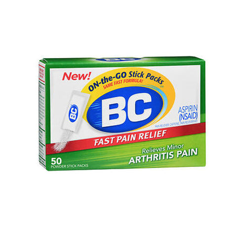 BC, Arthritis Formula Pain Reliever Fever Reducer Powder, 50 each BC