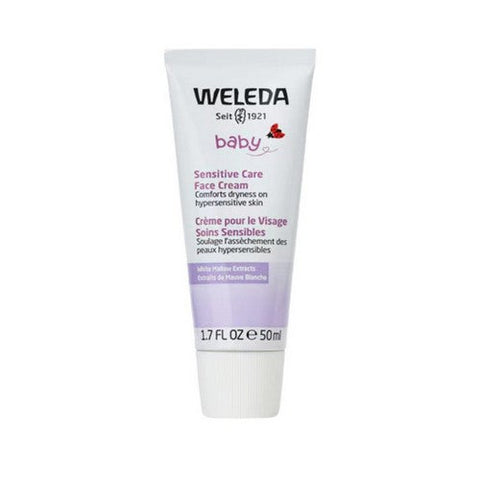 Weleda, Baby Sensitive Care Face Cream White Mallow, 1.7 Oz Weleda