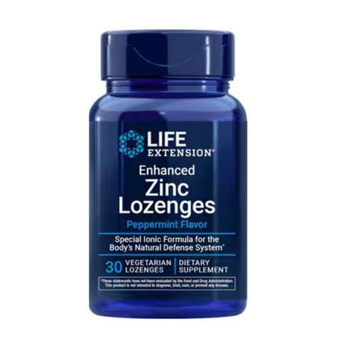Life Extension, Enhanced Zinc Lozenges, 30 Lozenges Life Extension