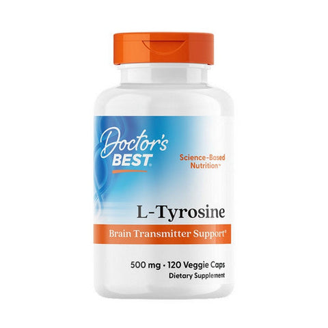 Doctors Best, L-Tyrosine, 500 mg, 120 Veggi Caps Doctors Best