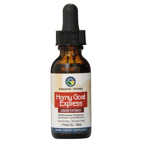 Amazing Herbs, Black Seed Horny Goat Express Liquid Extract, 1 oz Amazing Herbs