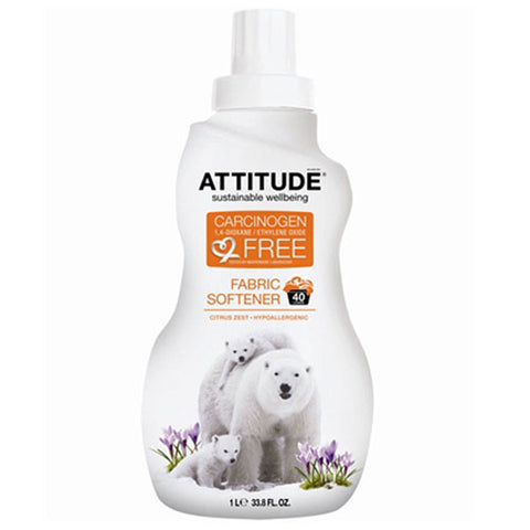 Fabric Softener 40 Loads Citrus Zest 33.8 oz by Attitude