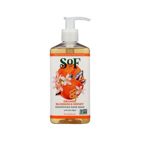 South Of France Soaps, Nourishing Liquid Hand Wash Orange Blossom Honey, Orange Blossom Honey 8 fl oz South Of France Soaps