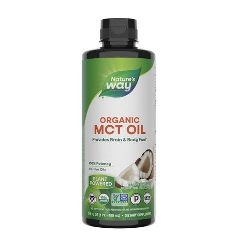 Organic MCT Oil 16 Oz by Nature's Way