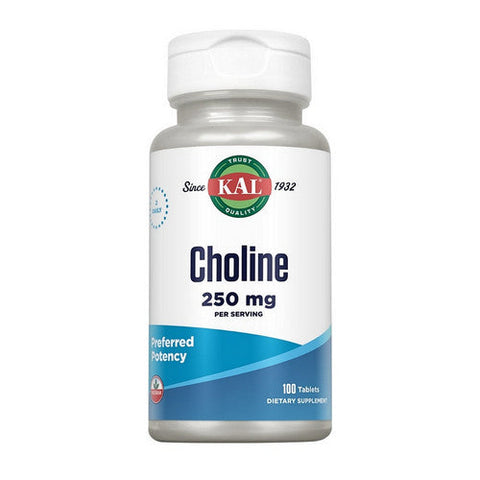 Kal, Choline, 125 Mg, 100 Tabs Kal