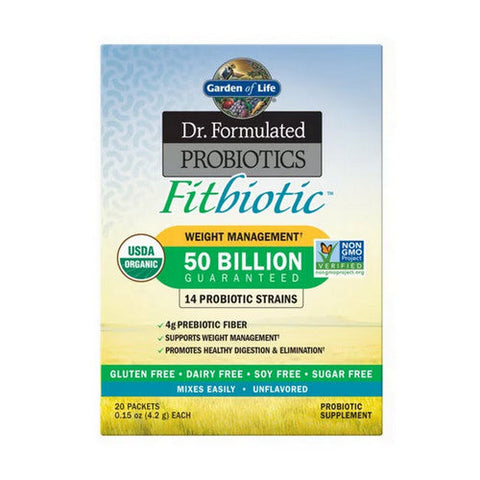 Garden of Life, Dr. Formulated Probiotics Fitbiotic, 20 Packets Garden of Life