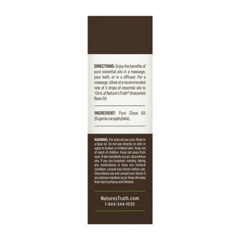 Nature's Truth, Pure Essential Oil Clove, 0.51 Oz Nature's Truth