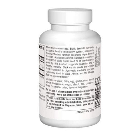 Source Naturals, Black Cumin Seed, 500 mg, 120 Softgels Source Naturals