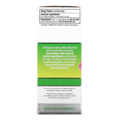 Similasan, Kids Cold & Mucus Relief Plus Echinacea, 4 Oz Similasan