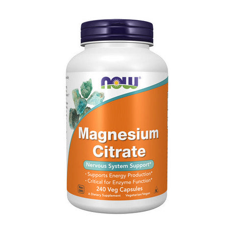Now Foods, Magnesium Citrate, 240 Veg Caps Now Foods