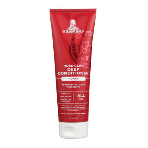 Grandpa's Brands Company, Rose Clay Deep Conditioner Purify, 8 Oz Grandpa's Brands Company