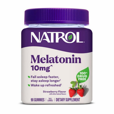 Melatonin Strawberry 90 Gummies by Natrol