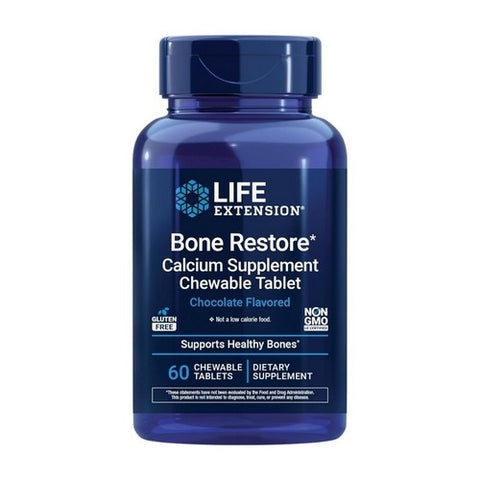 Life Extension, Bone Restore Chocolate, 60 Tabs Life Extension