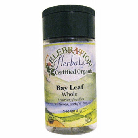 Celebration Herbals, Organic Whole Bay Leaf, 4 grams Celebration Herbals