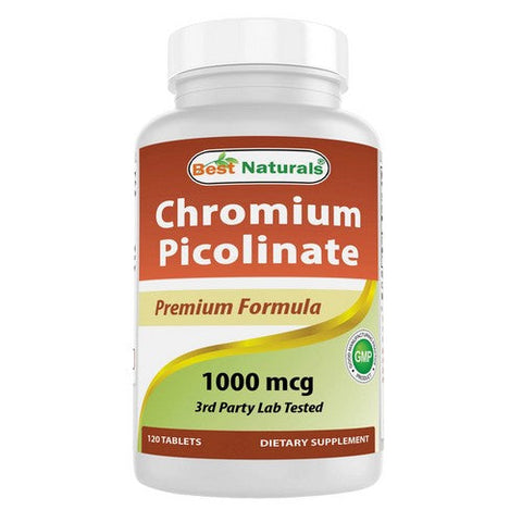 Best Naturals, Chromium Picolinate, 1000 mcg, 120 Tabs Best Naturals