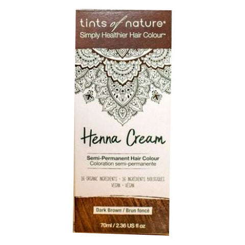 Tints of Nature, Henna Cream Dark Brown, 2.46 Oz Tints of Nature