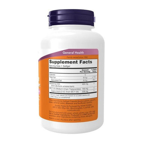 Now Foods, Berberine Glucose Support, 90 Softgels Now Foods
