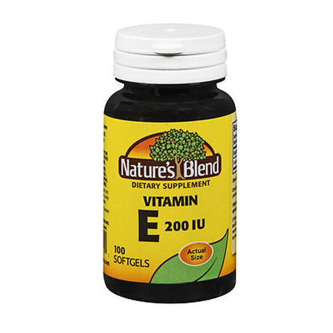 Nature's Blend, Vitamin E Soft Gels, 200 IU, 100 Caps Nature's Blend
