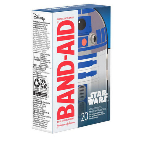 Band-Aid, Adhesive Bandages Assorted Sizes Star Wars, 20 Each Band-Aid