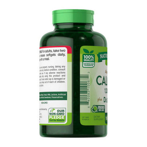 Nature's Truth, Calcium Plus D3 Quick Release Softgels, 1200 Mg, 120 Caps Nature's Truth