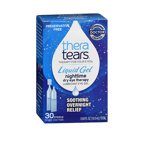 Theratears, Liquid Gel Nighttime Dry Eyes, 30 Each Theratears