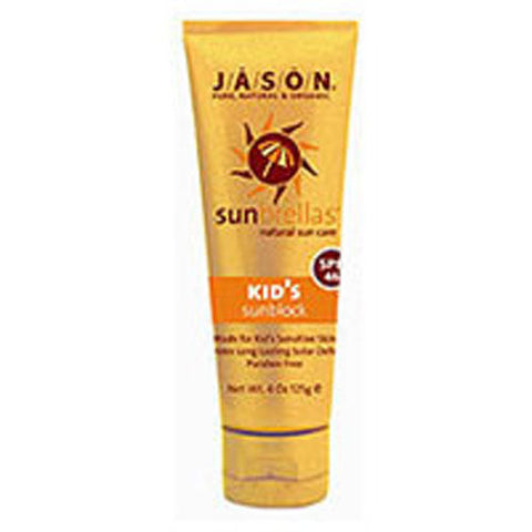 Jason Natural Products, Kids Sun Block, SPF45 4 Oz Jason Natural Products