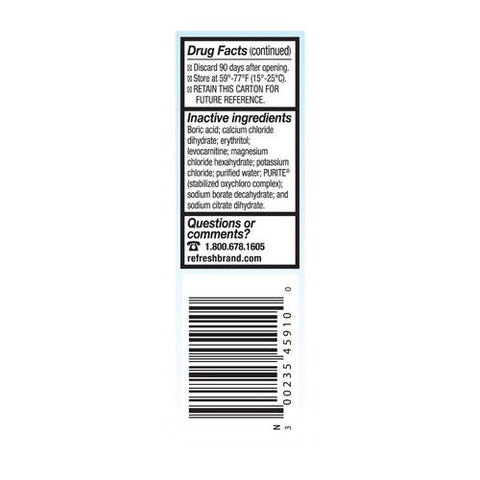 Refresh, Optive Gel Drops Lubricant, 10 ml Refresh