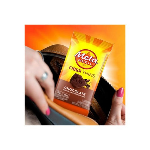 Metamucil, Fiber Thins Chocolate, 24 Count