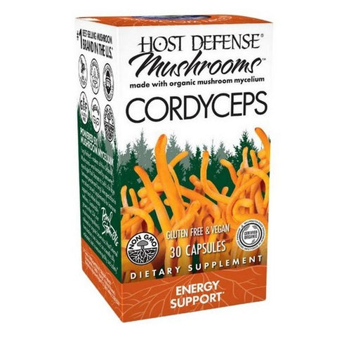 Host Defense, Cordyceps Capsules, 30 Cap Host Defense