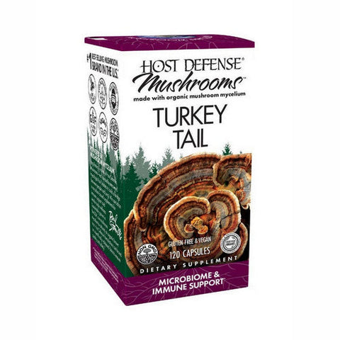 Host Defense, Turkey Tail, 120 Cap Host Defense