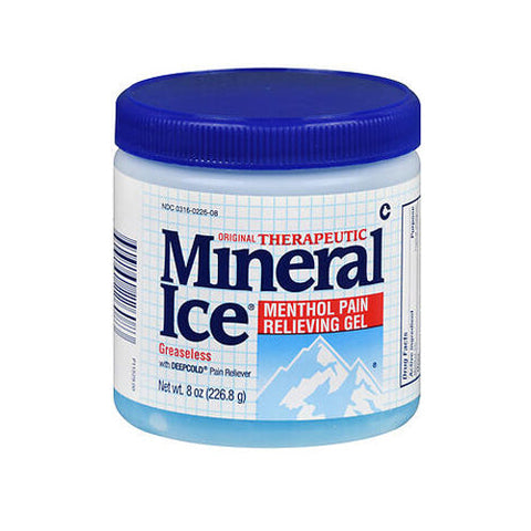 Natural Dentist, Mineral Ice Menthol Pain Relieving Gel Original, 8 Oz Mineral Ice