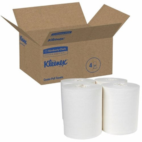 Kimberly Clark, Paper Towel Kleenex  Premiere  Center Pull Roll, Perforated 8 X 15 Inch, Count of 4 Kimberly Clark