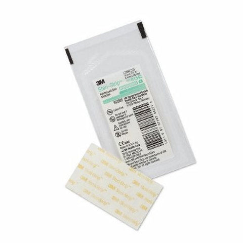 3M, Skin Closure Strip 1/4 X 1-1/2 Inch Nonwoven Material Reinforced Strip White R1542, Box Of 50 3M