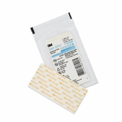 3M, Skin Closure Steri-Strip 1/2 X 2 Inch Nonwoven Material Reinforced Strip White, 1 Each 3M