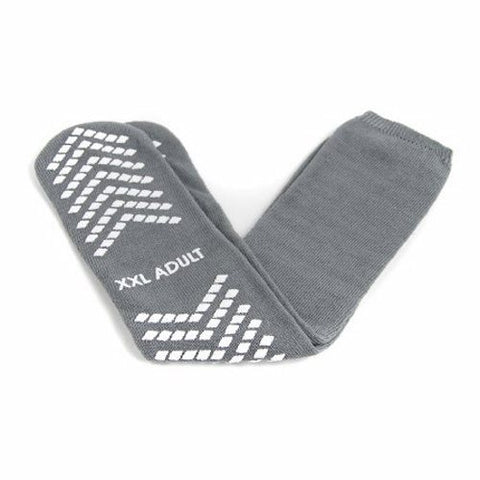 McKesson, Slipper Socks McKesson Adult 2X-Large Gray Above the Ankle, Count of 48 McKesson