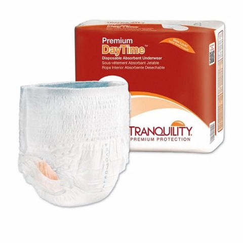 Tranquility, Unisex Adult Absorbent Underwear, Count of 14 Tranquility