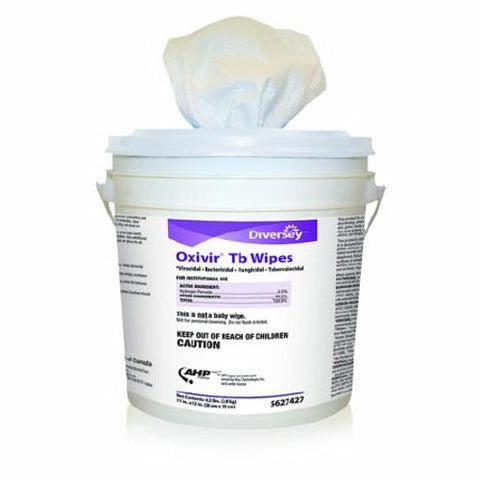 Lagasse, Surface Disinfectant Cleaner Oxivir  Tb Alcohol Based Wipe 160 Count NonSterile Canister Cherry Almo, Box Of 160 Diversey