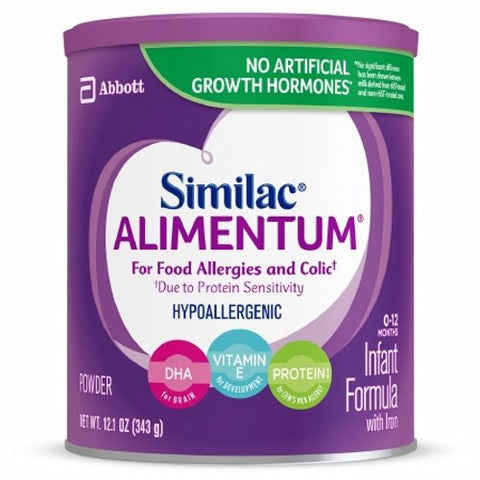 Abbott Nutrition, Infant Formula Unflavored Can Powder Food Allergies 64715, Count of 6 Abbott Nutrition