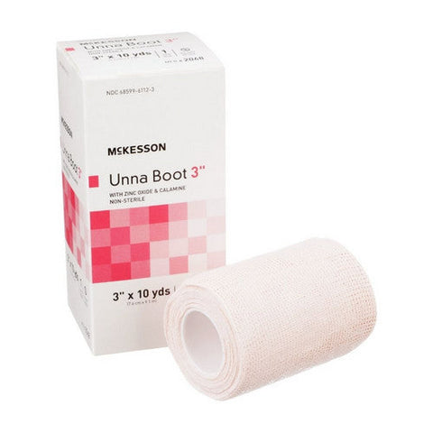 McKesson, Unna Boot McKesson 3 Inch X 10 Yard Cotton Calamine / Zinc Oxide NonSterile, Count of 1 McKesson