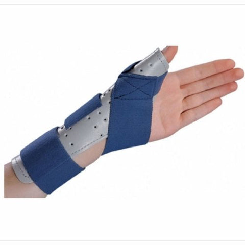 DJO, Thumb Splint ThumbSPICA Thumb Spica Cotton-Terry / Foam Left Hand Blue / Gray Large / X-Large, Count of 1 DJO