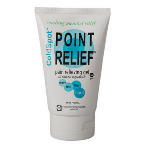 Fabrication Enterprises, Topical Pain Relief Point ColdSpot 0.06-12%  Capsaicin / Menthol Topical Gel 4 oz, 4 Oz Fabrication Enterprises