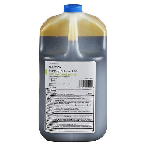 McKesson, Prep Solution McKesson 1 gal. Jug 10% Strength Povidone-Iodine, 1 Gallon McKesson