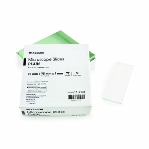 McKesson, Microscope Slide McKesson 1 X 3 Inch X 1 mm Plain, Case Of 20 McKesson