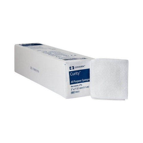 Cardinal, NonWoven Sponge Curity Polyester / Rayon 4-Ply 2 X 2 Inch Square NonSterile, Case Of 40 Cardinal