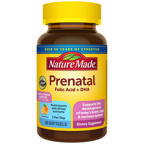 Prenatal Multi with DHA 60 Softgels by Nature Made