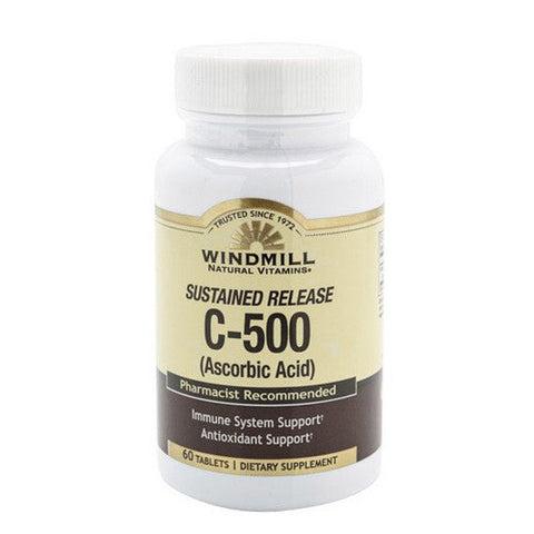 Windmill Health, Vitamin C, 500mg, 60 Count Windmill Health
