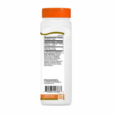 21st Century, Vitamin C with Rose Hips, 1000 Mg, 110 Tabs 21st Century